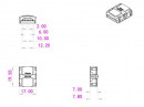 StrongLumio connector for LED strips 12mm - 6 pins - RGBCCT IP54/65