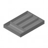 BLUM ZC7S550BS3 Ambia-line cutlery tray LBX/MVX, NL=550/W=300 cards. black CS-M
