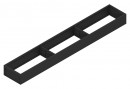 BLUM ZC7S650RS1 Ambia-line frame for LBX/MVX, NL=650/W=100 carbon black CS-M