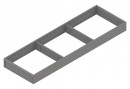 BLUM ZC7S650RS2 Ambia-line frame for LBX/MVX, NL=650/W=200 Indium gray IG-M