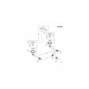 BLANCO 527167 Sink Subline 430/270-U white soft InFino manual Silgranit PuraDur