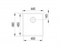 StrongSinks S3 Sink Eden 440 x 490 mm stainless steel