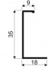SEVROLL 04214 mounting bar 011 3m silver