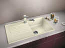 BLANCO 527204 Sink Zia 5 S white SOFT without eccentric Silgranit PuraDur