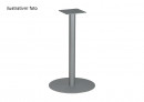 STRONG central table leg diameter 450 black