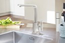 GROHE 31255DC0 Tap Eurocube L-outlet supersteel