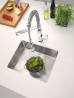 GROHE Kitchen Tap Eurocube shower spring supersteel 31395DC0
