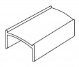 SEVROLL 00036 profile "U" Decor 18mm 3m silver