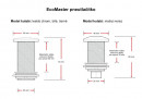 Pneu switch for crushers EcoMaster stainless steel matt