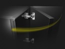 STRONG plus full overlay soft closing hinge, clip, with plate H0 on screw