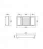 StrongIn organizer for jewelry and rings in a wardrobe drawer 400mm
