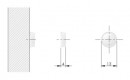 Self-adhesive IF-damper door 13x4mm (40 pcs)