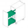 KES 002141 K-Line double basket 200mm anthracite