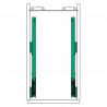 KES 002141 K-Line double basket 200mm white