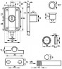 K-SISO 7080 wheelbase lock + 2x rod 1000 mm