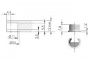 IF-Maori shelf support min. 12mm gray (100 pcs)