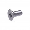 IF-screw Maori M4x9.5 PZ2 countersunk head zinc white