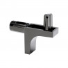 IF-K-Line shelf support with mandrel 5mm black nickel