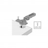 HETTICH 9313160 Novisys 105° TH52 loaded, screw, PTO