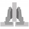 HETTICH 9313261 Novisys 105° TB45 semi-loaded, press fit, PTO