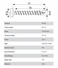 SPAX screw 5x50 semi-round head TXS,W,4C,