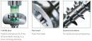 SPAX screw 5x50 semi-round head TXS,W,4C,