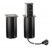 StrongPower PowerUp socket, 2x230V, Black, Fr