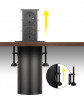 StrongPower PowerUp socket, 2x230V, Black, Fr