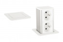 StrongPower PowerUp socket, 2x230V, White, Fr
