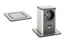 StrongPower PowerUp socket, 1x230V, USB A/C charging, Stainless steel, Fr