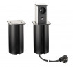 StrongPower PowerUp socket, 1x230V, USB A/C charging, Stainless steel, Fr