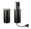 StrongPower PowerUp socket, 1x230V, USB A/C charging, Black, Fr