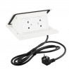 LEGRAND PopUp, 2x230V, white matt