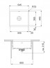 FRANKE Sink KBK 110-50 545 x 445 Glacier