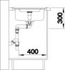 BLANCO 523663 Sink Classic Pro 5S-IF stainl.steel silk gloss InFino with eccent.