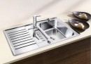 BLANCO 523663 Sink Classic Pro 5S-IF stainl.steel silk gloss InFino with eccent.
