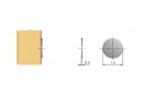 IF-countersunk magnet K-Lock 10x27mm anthracite