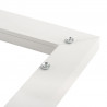 KES FREEspace mini set of front fittings for wide aluminum frames