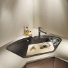 BLANCO 523656 Delta II anthracite InFino sink with Silgranit PuraDur eccentric
