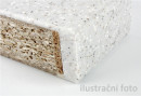 GETACORE Pracovní deska GC2245 Frosted Star 4100/650/38,3