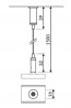 StrongLumio suspension cable 1500mm chrome