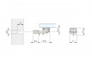 IF-VERY shelf support for glass 5mm nickel