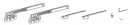 TERNO Living Top fittings set for inset wooden doors 2x damper 15kg