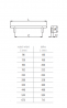 TULIP Handle Hrazda 96/136 black matt + screws