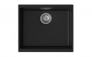 StrongSinks S3 Sink granite Hron 530,dim. 530x460 mm, without drain. board,black
