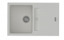 StrongSinks S3 Sink granite Vardar 780, 780x500 mm, with drain and tray, white