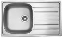 StrongSinks S1 sink Mohan stainless steel satin 860x500, w. drip tray, top inst.