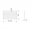 StrongSinks S3 Accessories rolling grid 440x340 mm