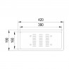 StrongSinks S3 Accessories draining board stainless steel