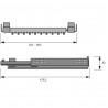 HETTICH 9132917 pull-out pants hanger 600-700
